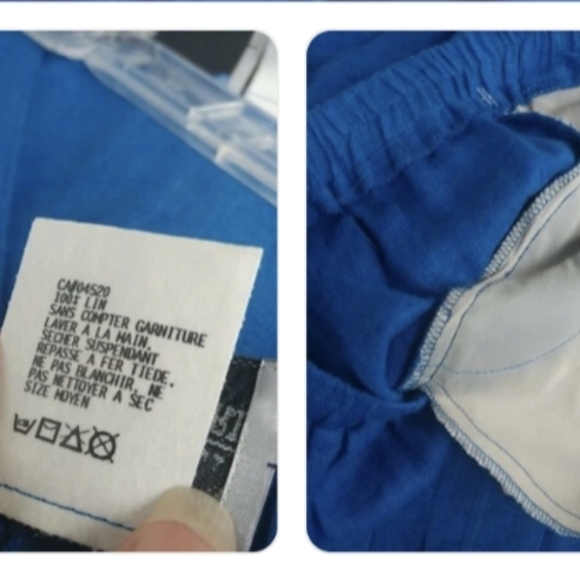 Women's Linen Bermuda Shorts Medium - Picture 4 of 6